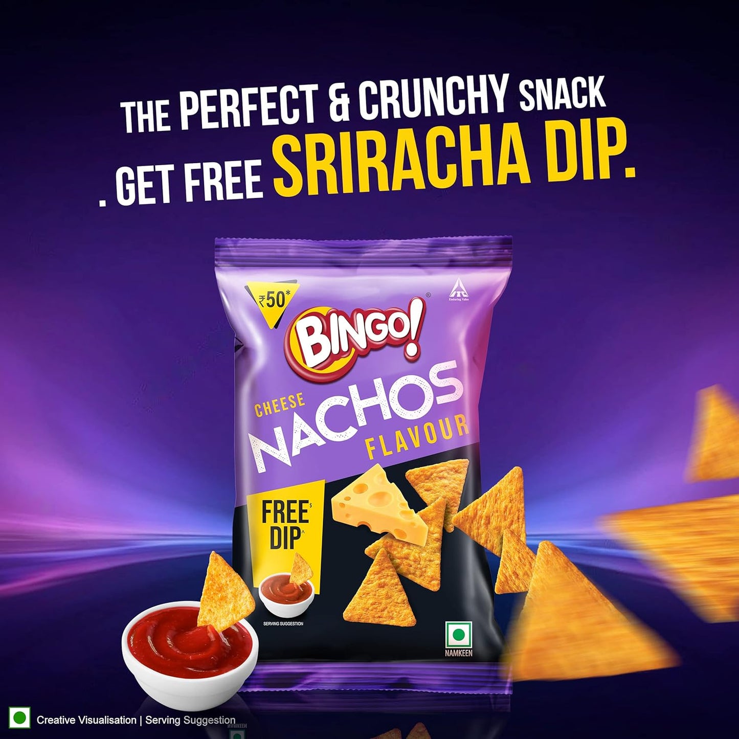 BINGO CHEESE NACHOS FLAVOUR 23G
