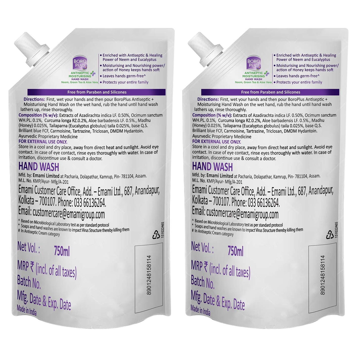 BORO PLUS ANTI MOSTURISING HAND WASH