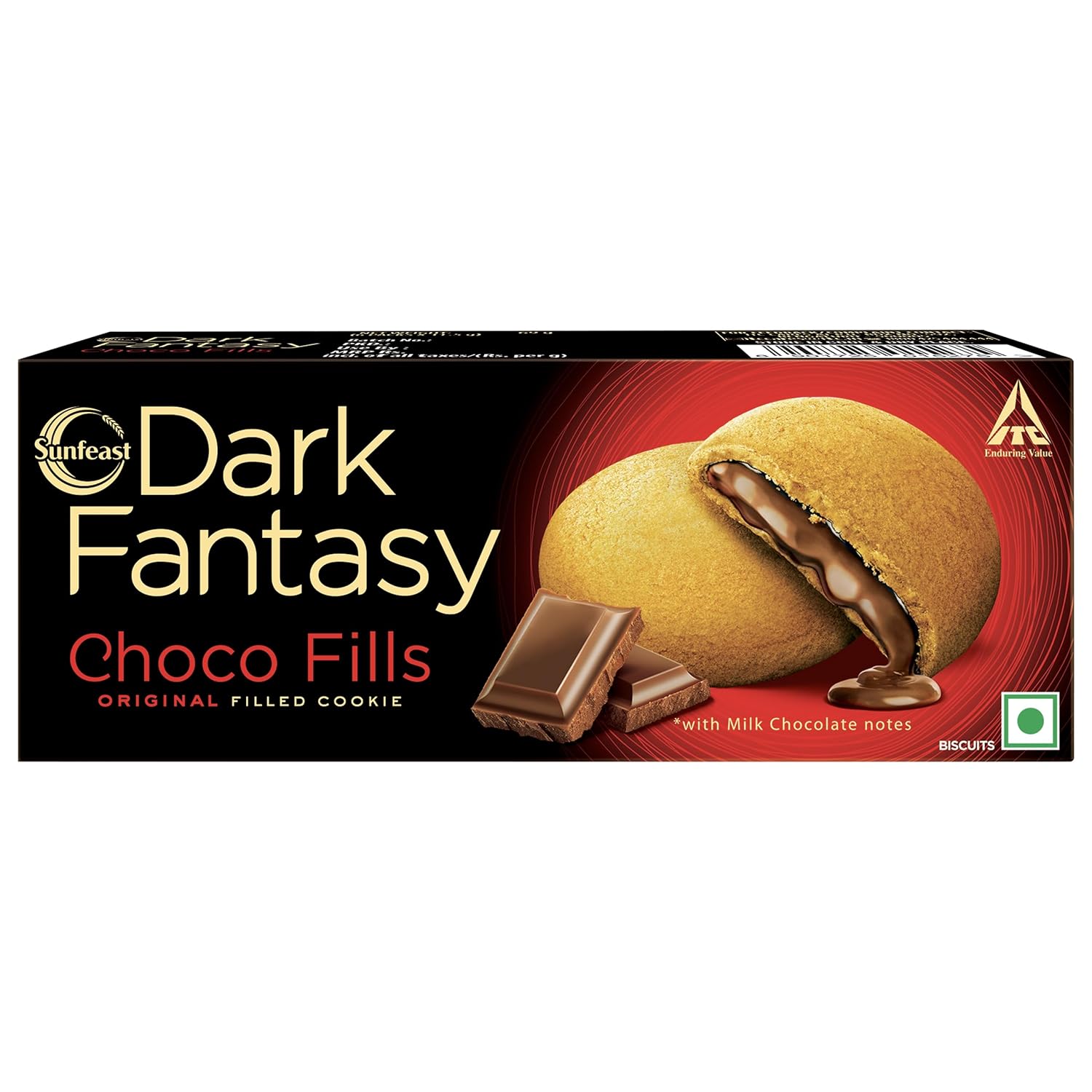 Sunfeast Dark Fantasy Choco Fills Cookies 69G