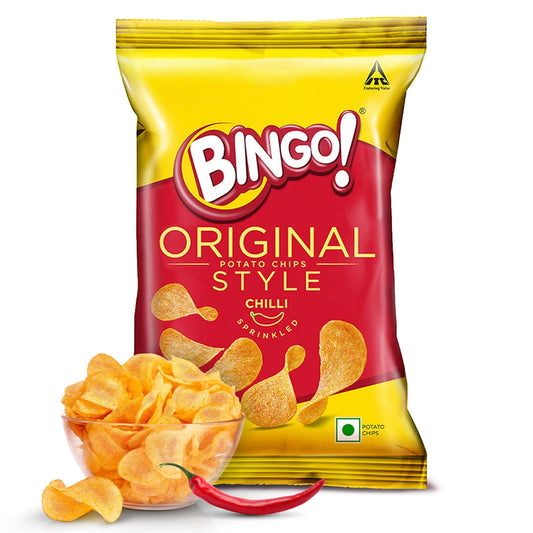 BINGO ORIGINAL POTATO CHIPS CHILLI 90 G