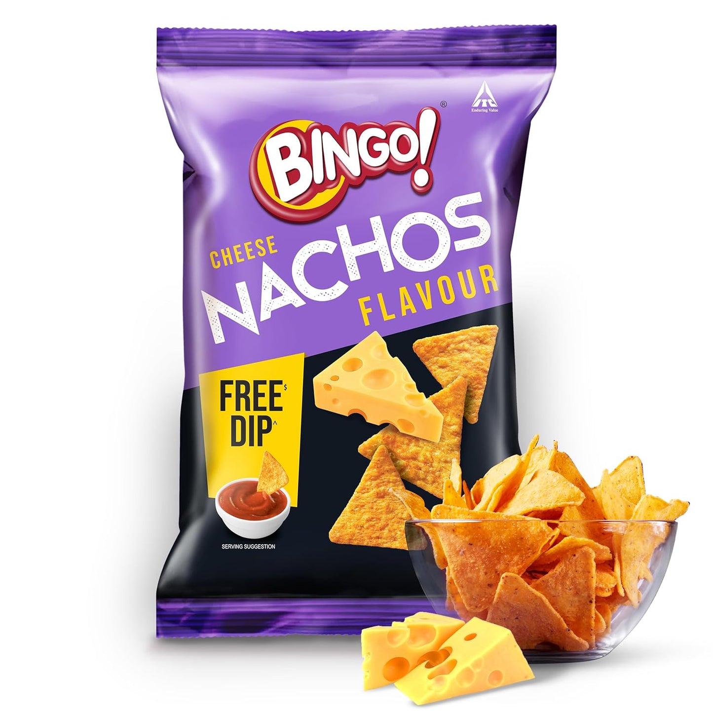 BINGO CHEESE NACHOS FLAVOUR 23G