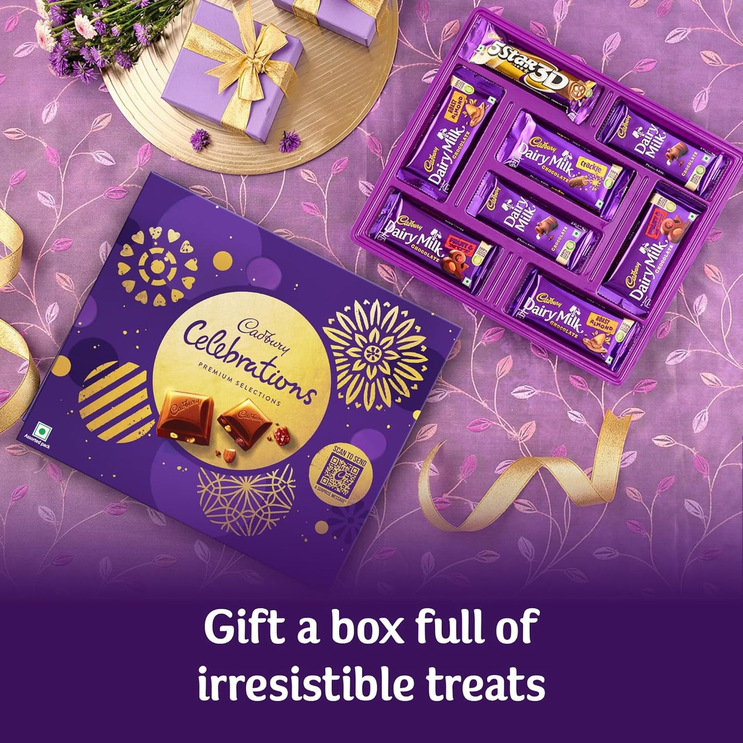 Cadbury Celebrations Premium Selections Assorted Chocolate Gift Pack,186 Gram