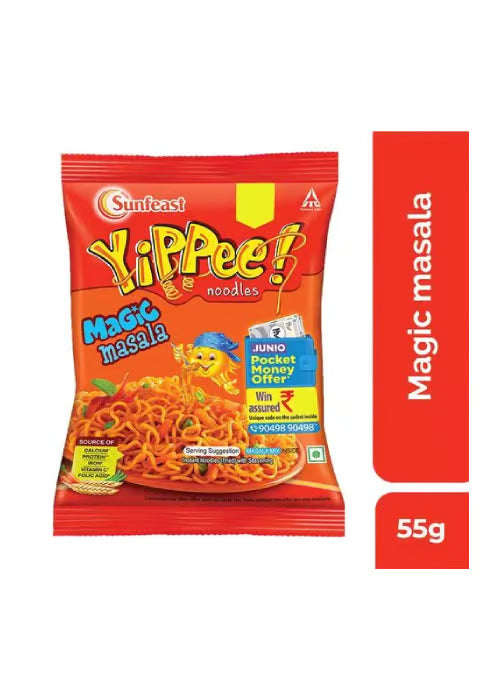 Sunfeast Yippee! Wow Masala Noodles, 55 gm