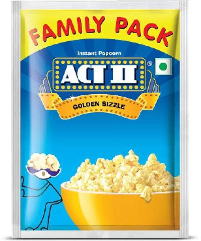 ACT II Golden Sizzle Popcorn Golden Sizzle Popcorn  (family pack)