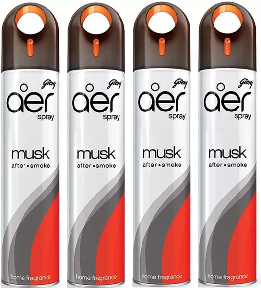 Godrej Aer Musk After Smoke Spray  (4 x 220 ml)