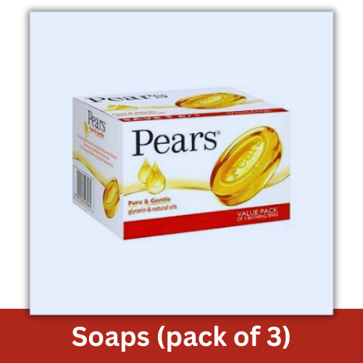 PEARS PURE & GENTLE SOAP 3*125G