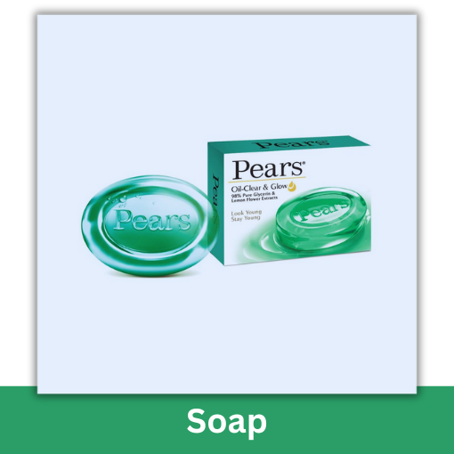 PEARS OIL-CLEAR GLOW SOAP 75G