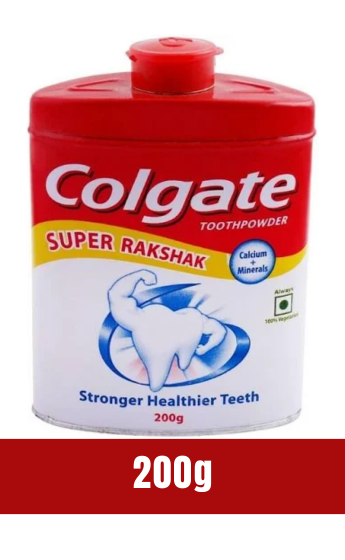 Colgate Cavity Protection Toothpowder - with Calcium and Minerals for Anti-Cavity - 200 g