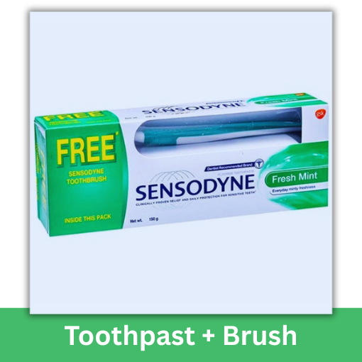 Sensodyne fresh mint 150g + Tooth brush