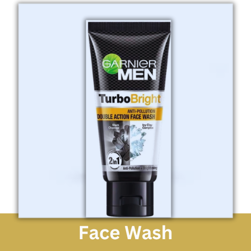 GARNIER MEN TURBO BRIGHT 2 IN 1 50G