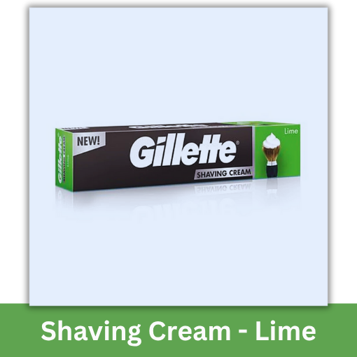 GILLETTE LIME SHAVING CREAM 70G