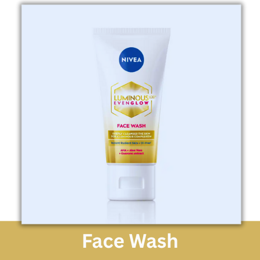 NIVEA LUMINOUS FACE WASH 50ML RS 150