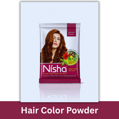 NISHA  NATURAL BROWN COLOR 15G
