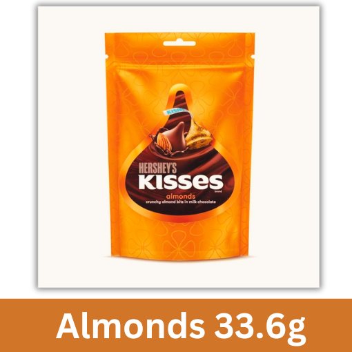 HERSHEY KISSES Almond 33.6gm