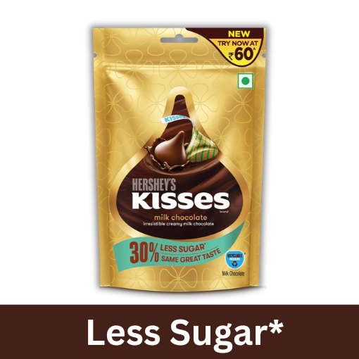 HERSHEYS MILK CHOCOLATE LESS SUGAR 36g