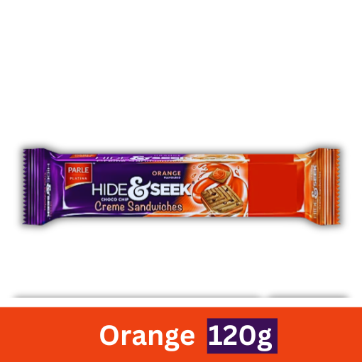 PARLE HIDE&SEEK ORANGE SANDWICH 120G