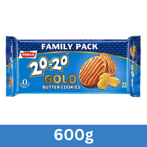 Parle 20-20 Gold Butter Cookies 604.8 g