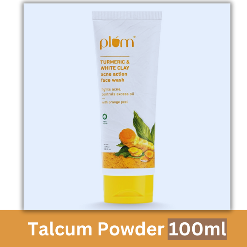 PLUM TURMERIC & WHITE CLAY FACE WASH  100ML
