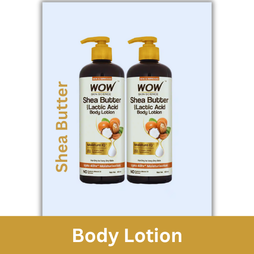 WOW SHEA BUTTER LOTION 400ML(1+1)
