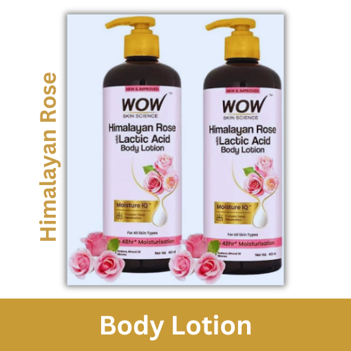 WOW HIMALAYAN ROSE LOTION 400ML(1+1)