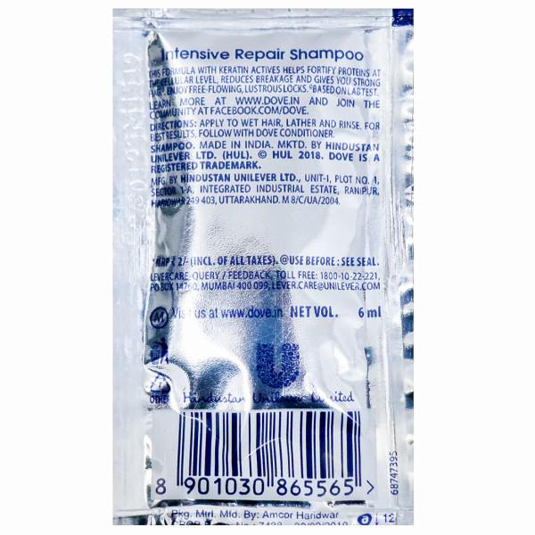DOVE INTENSVE REPAIR SHAMPO  6ML
