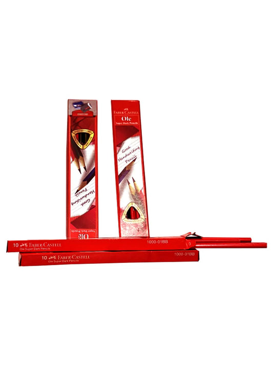 Faber-Castell Ole Grip Super Dark Pencils