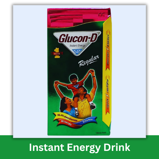 Glucon-D Instant Energy Drink - Regular 75G