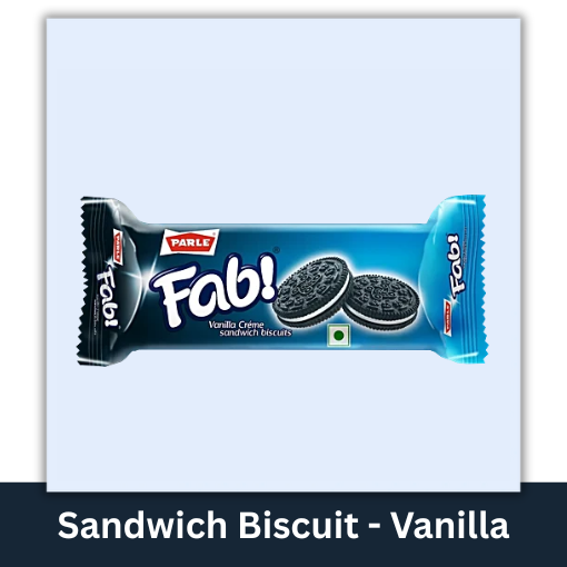 PARLE FABIO VANILA BISCUIT 50G
