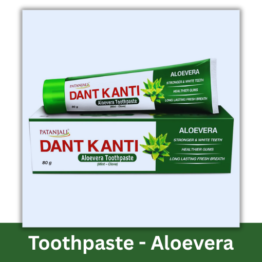 PATANJALI DANTKRANTI ALOEVERA TOOTHPEST 80GM
