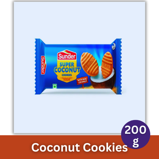 SUNDER SUPER COCONUT BISCUITS 200g