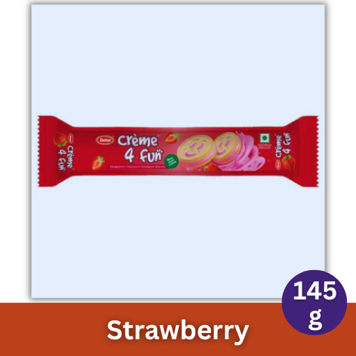 DUKES CREME 4 FUN STRAWBERRY 145G