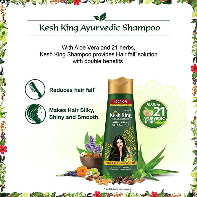 KESH KING ANTI-HF SHAMPO 80ML