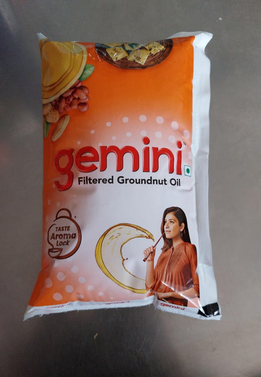 Gemini  filtered groundnut oil 1ltr