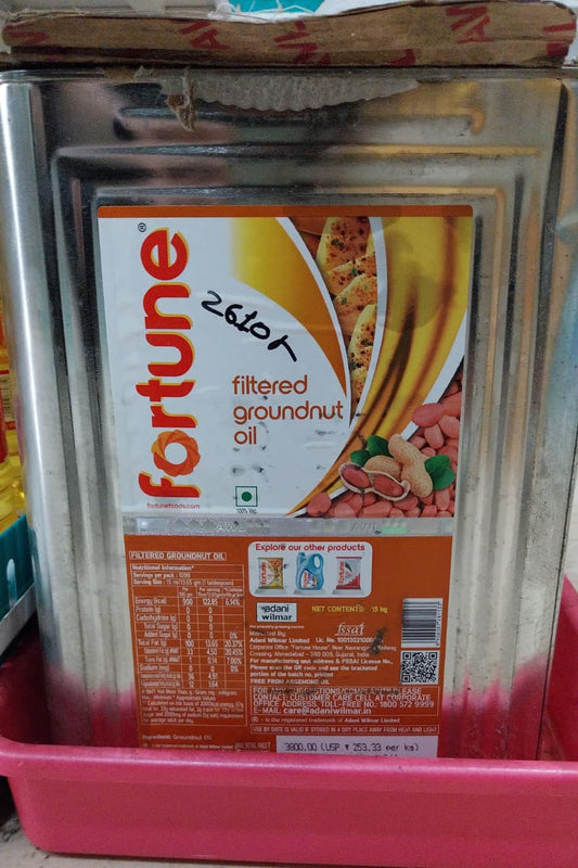 FORTUNE GROUNDNUT 15KG TIN