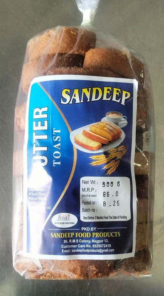 SANDEEP BUTTER TOAST 500GM
