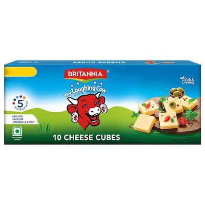 BRITANINIA CHEESE CUBES  200G