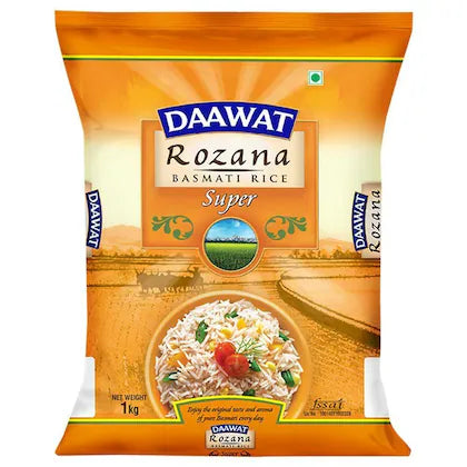 DAAWAT ROZANASUPER BASMATI RICE 1KG