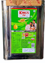 KING SOYA OIL 15KG TIN