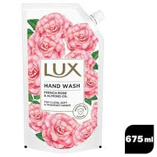 LUX ROSE & ALMOND HAND WASH 675ML