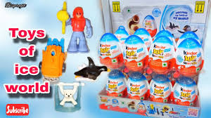 KINDER JOY DISCOVER THE TOYS OF ICE WORLD