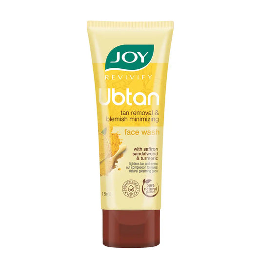 JOY UBTAN FACE WASH 5ML RS 15