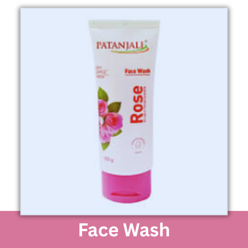 PATANJALI ROSE FACE WASH 100G