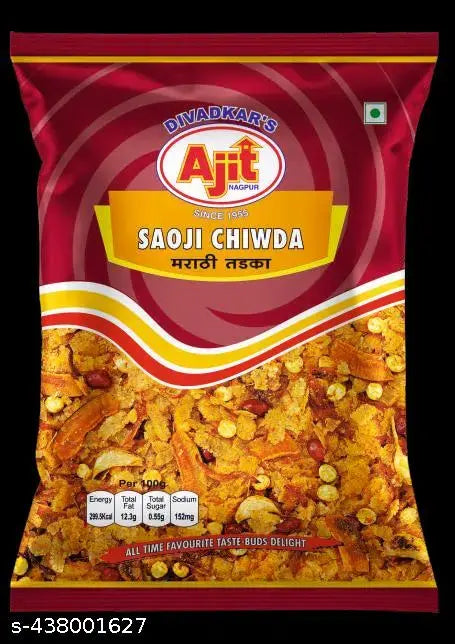 Ajit Saoji Chiwda Namkeen250 G