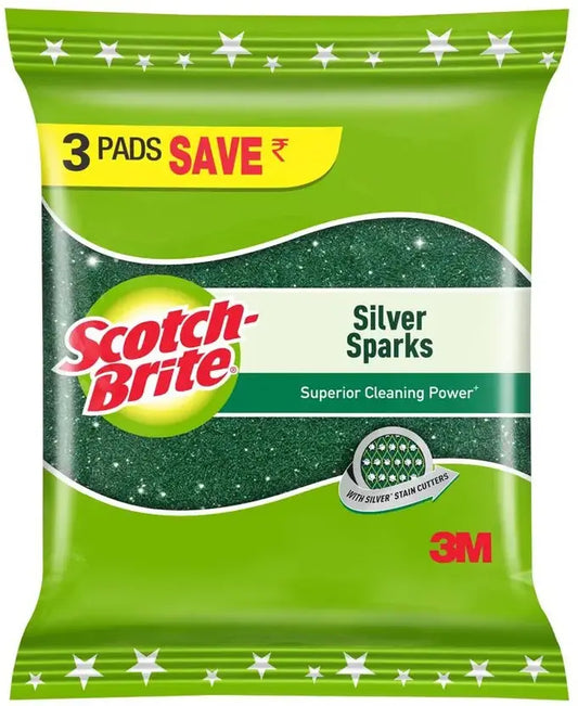 Scotch-Brite Silver Sparks Scrub Pad MRP 35