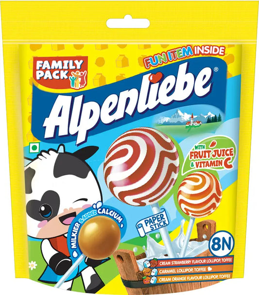 Alpenliebe Mixed Fruit Lollipop