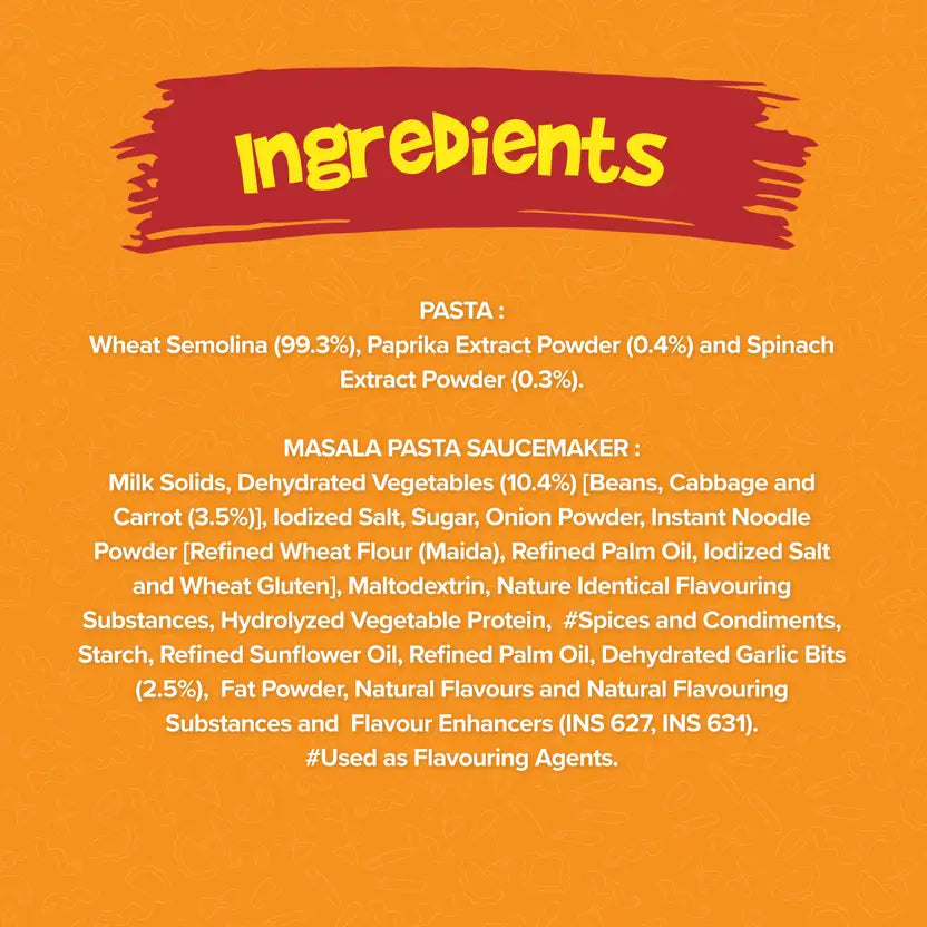 Sunfeast YiPPee! Tricolor Instant, Masala Pasta  (70 g)