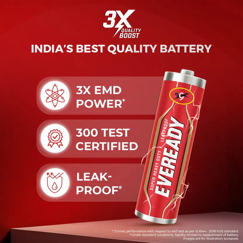 Eveready  give me RED AA