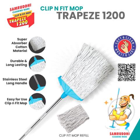 Trapzee 1200 clip&fit mop