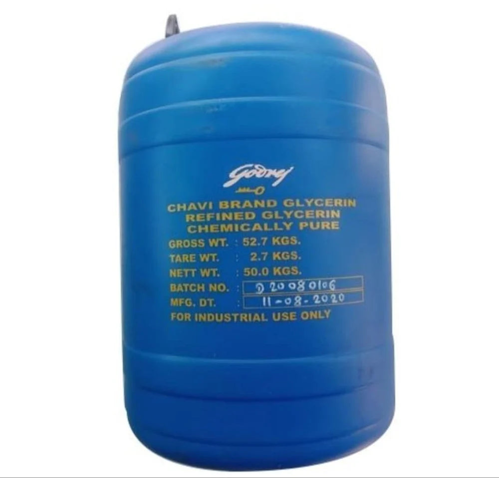 Refined Glycerine , 99%, 50 kg can