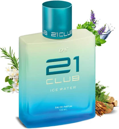 CFS Cargo White 21 Club Ice Water And Man Only Black Perfume, 40ml (Pack of 3)